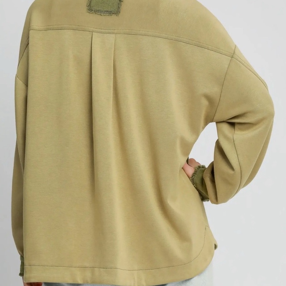 Umgee NWT Luxeknit Jacket in Green Size Medium - Picture 4 of 5